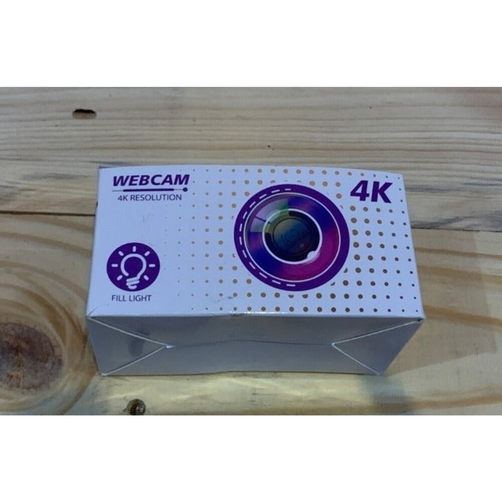SKONYON 1080p Webcam with Ring Light and Microphone NPC9795